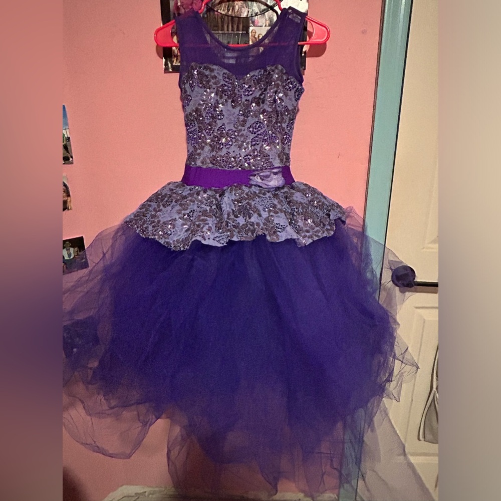 Purple ballet costume